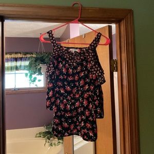 Maurices cold shoulder top